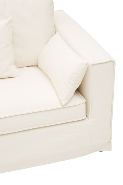Siena 3 Seat Cream Sofa