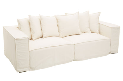 Turin 3 Seat Cream Sofa
