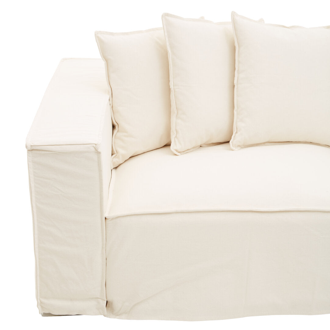 Turin 3 Seat Cream Sofa
