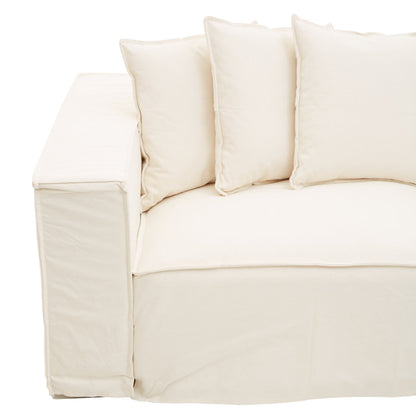Turin 3 Seat Cream Sofa