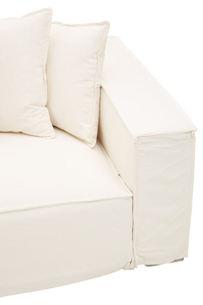 Turin 3 Seat Cream Sofa