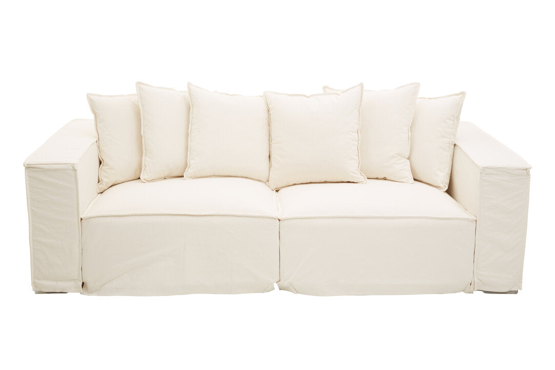 Turin 3 Seat Sofa Cream 