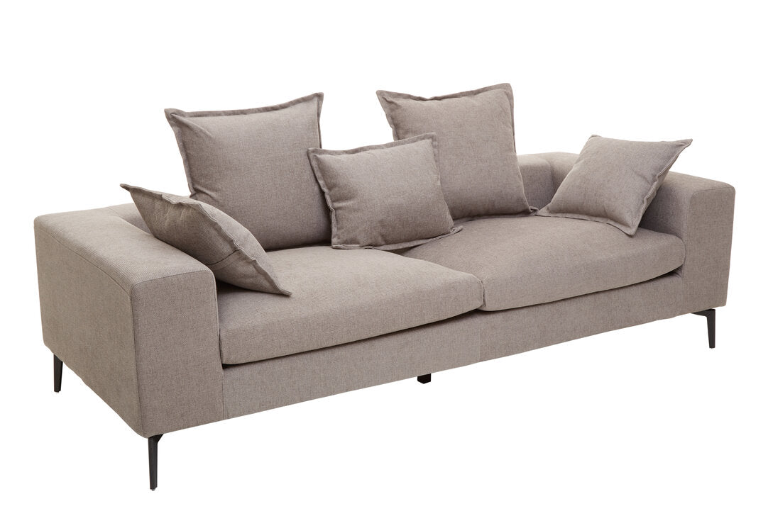 Naples 3 Seat Grey Sofa