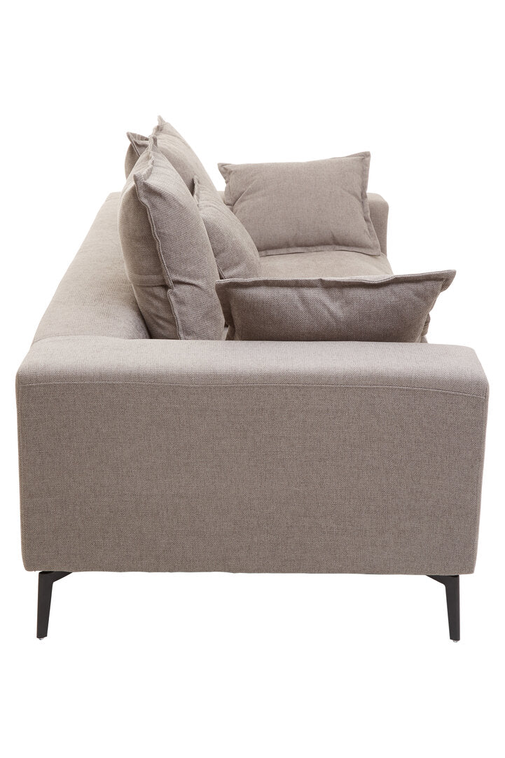 Naples 3 Seat Grey Sofa