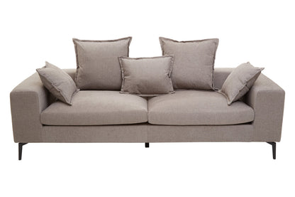 Naples 3 Seat Grey Sofa