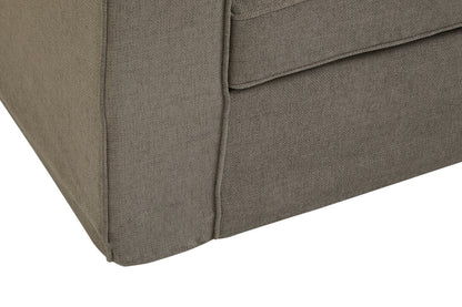 Seville 3 Seat Grey Fabric Sofa