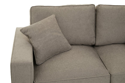 Seville 2 Seat Grey Sofa