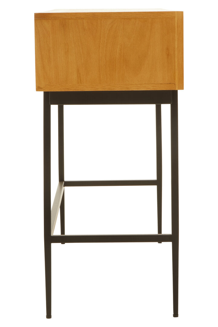 Granada Natural Finish Console Table with 2 Drawers