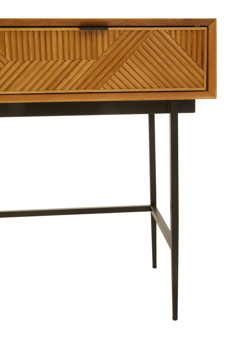 Granada Natural Finish Console Table with 2 Drawers