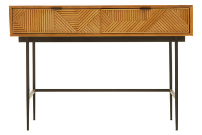 Granada Natural Finish Console Table with 2 Drawers