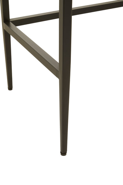 Granada Black Finish Console Table with 2 Drawers