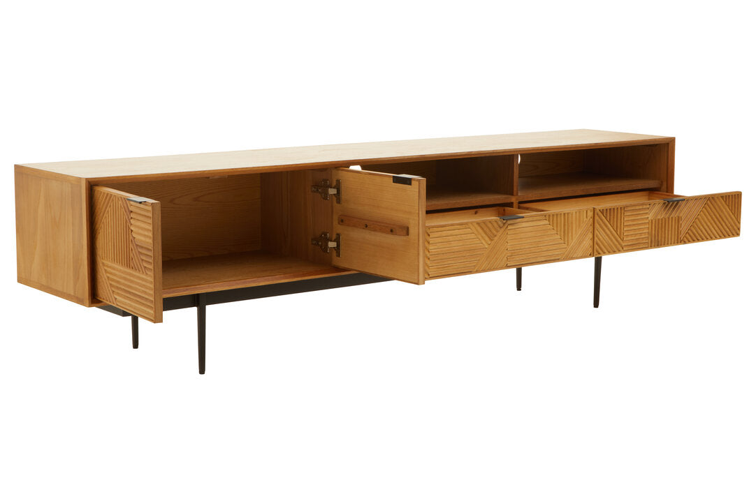 Granada Natural Finish Media Unit