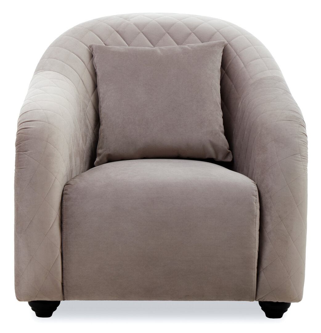 Loxley Grey Velvet Chair