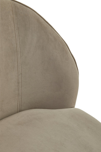 Verona Tamra Mink Velvet Gold Base Chair