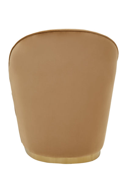 Devon Beige Velvet Gold Base Chair