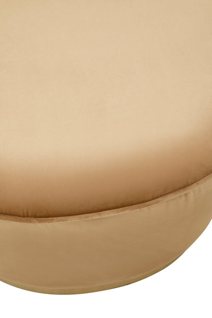 Devon Beige Velvet Gold Base Chair