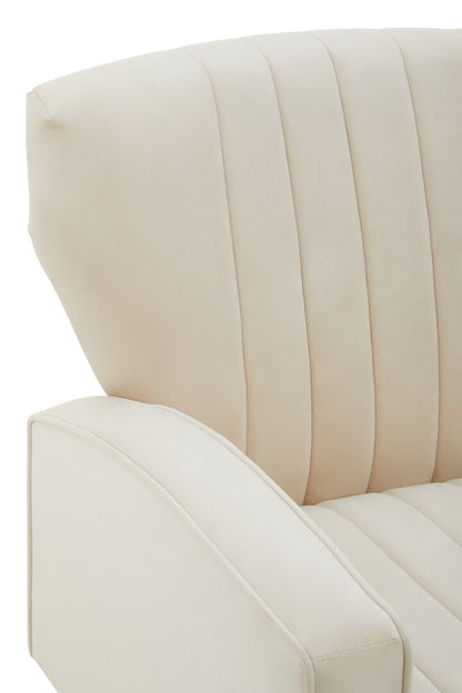 Kensington Natural Velvet Armchair