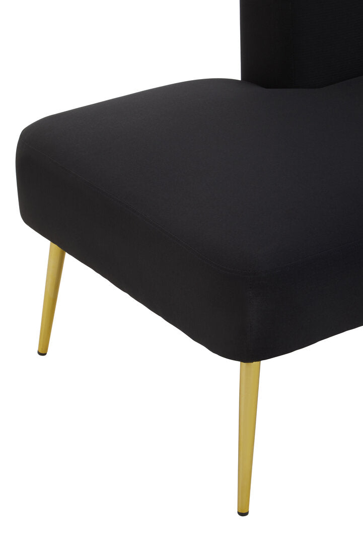 Belgravia Black Right Hand Chaise Longue