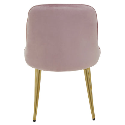 Windsor Dusky Pink Velvet Dining Chair
