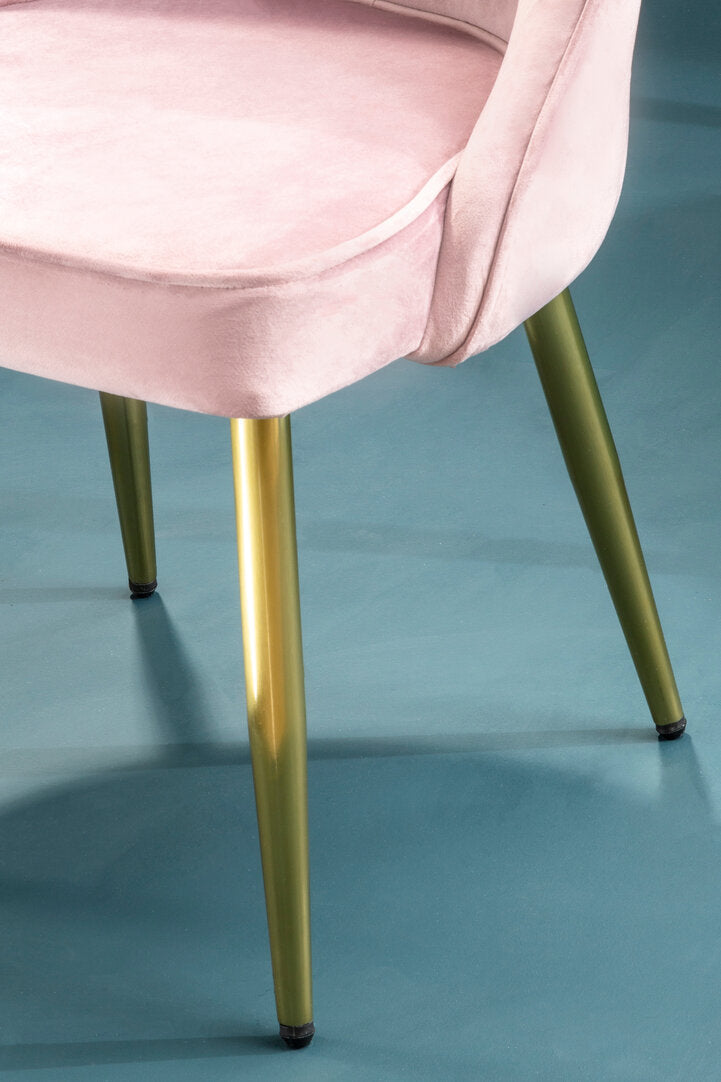 Windsor Dusky Pink Velvet Dining Chair