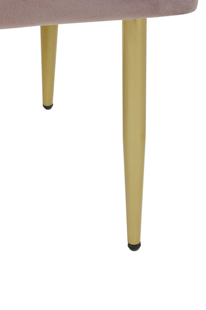 Windsor Dusky Pink Velvet Dining Chair