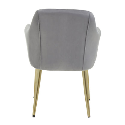 Granada Grey Velvet Dining Chair