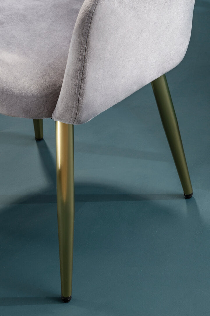 Granada Grey Velvet Dining Chair