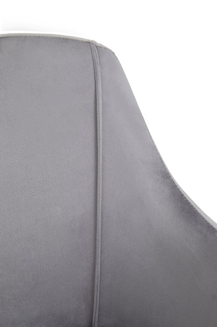 Granada Grey Velvet Dining Chair