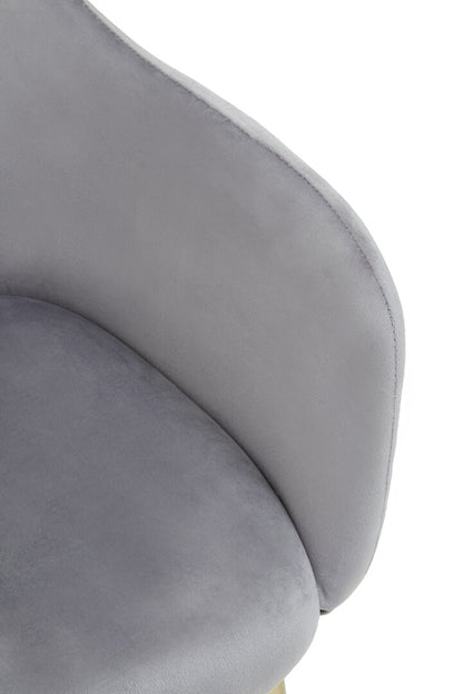 Granada Grey Velvet Dining Chair