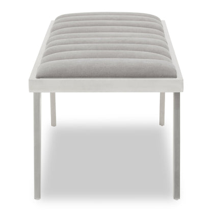Richmond Grey Bench With Splayed Legs