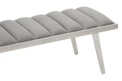 Richmond Grey Bench With Splayed Legs