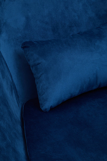 Savoy Navy Velvet Armchair
