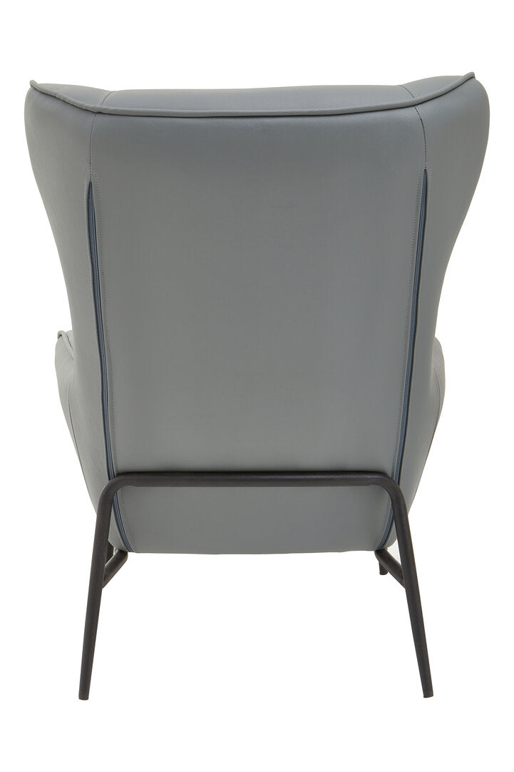 Verona Grey Armchair And Footstool