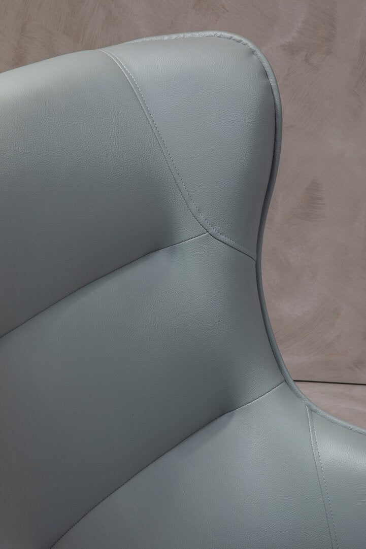 Verona Grey Armchair And Footstool