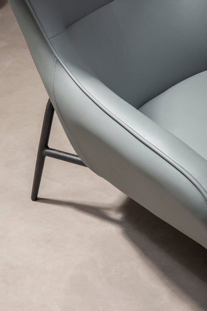 Verona Grey Armchair And Footstool