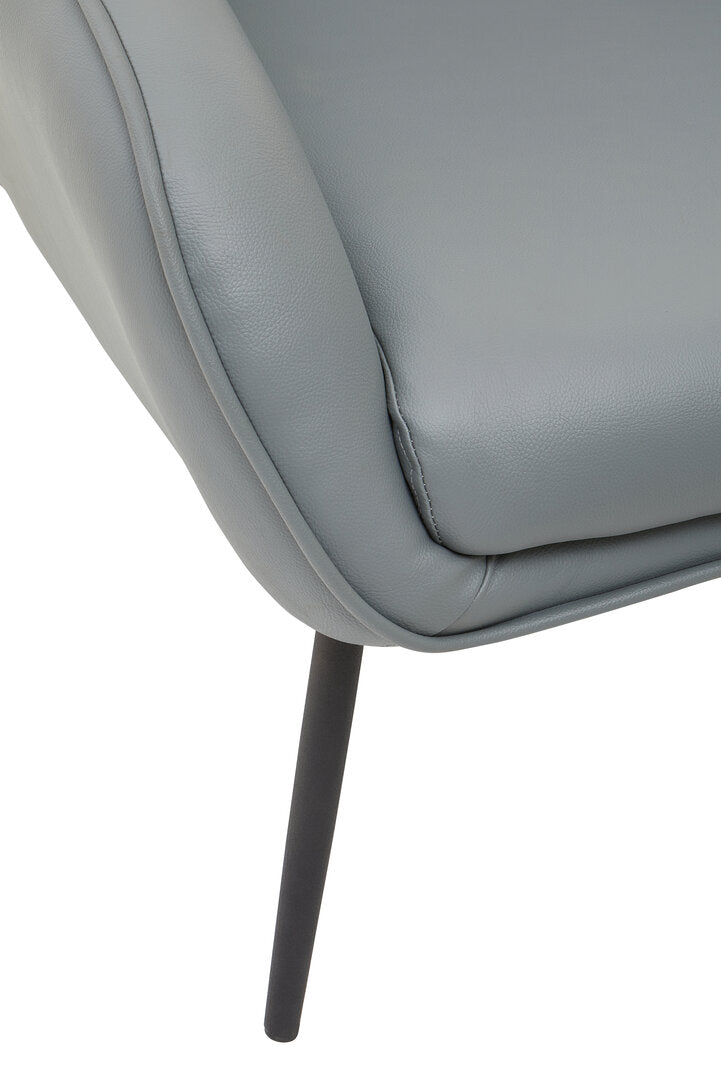 Verona Grey Armchair And Footstool