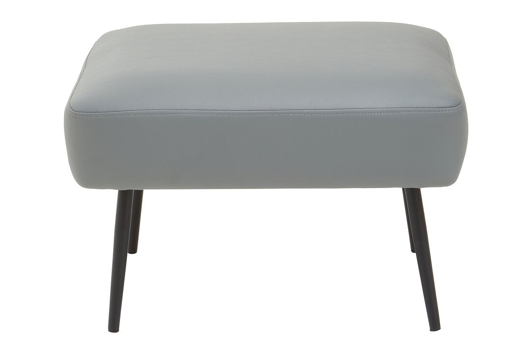 Verona Grey Armchair And Footstool