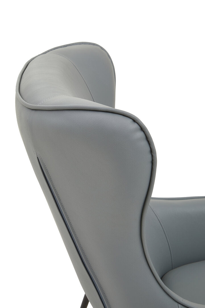 Verona Grey Armchair And Footstool