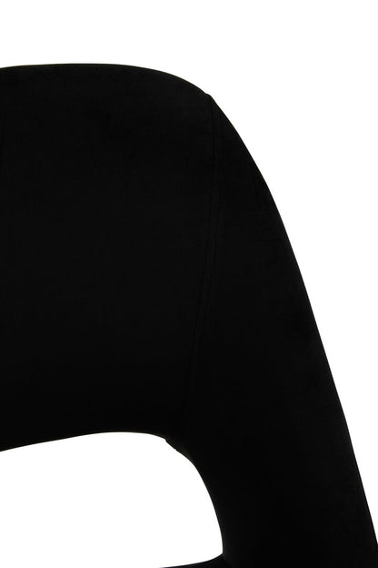 Florence Black Velvet Dining Chair