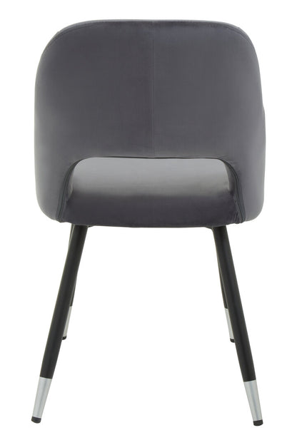 Florence Grey Velvet Dining Chair