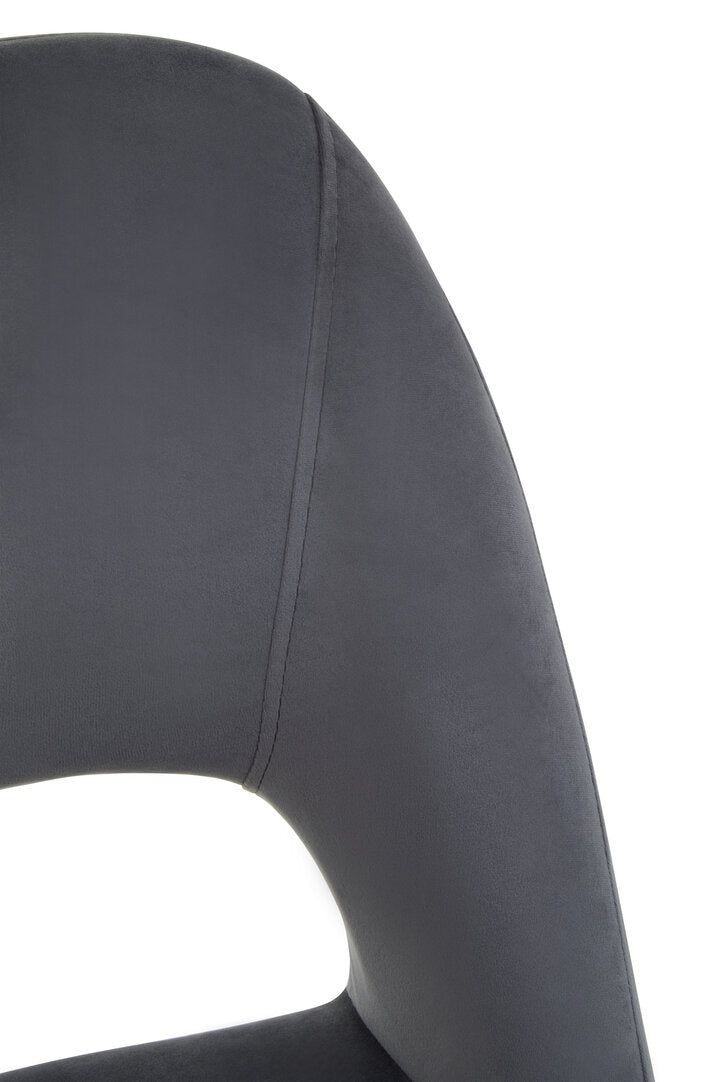 Florence Grey Velvet Dining Chair