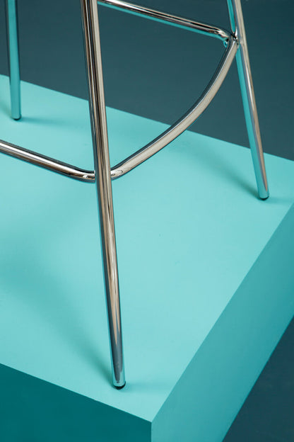 Amalfi Black Velvet Bar Chair