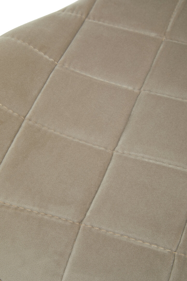 Amalfi Mink Velvet Bar Chair