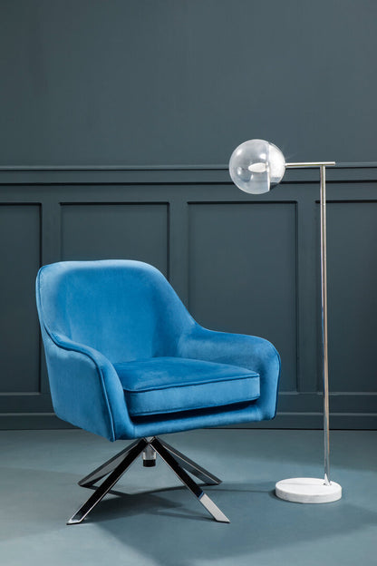 Vienna Midnight Velvet Chair