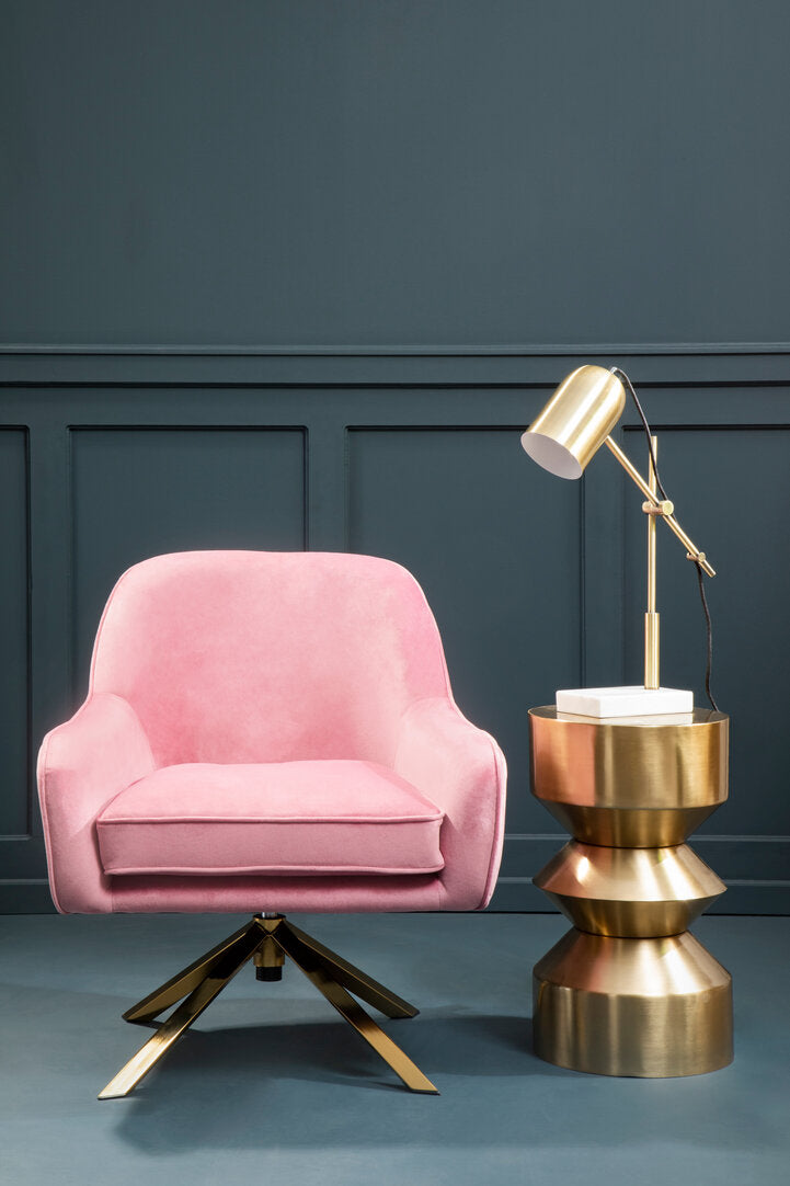 Vienna Pink Velvet Chair
