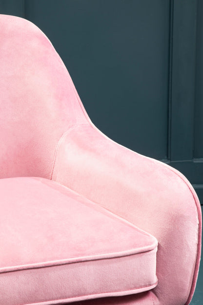 Vienna Pink Velvet Chair