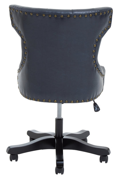 Valencia Black Leather Effect Home Office Chair