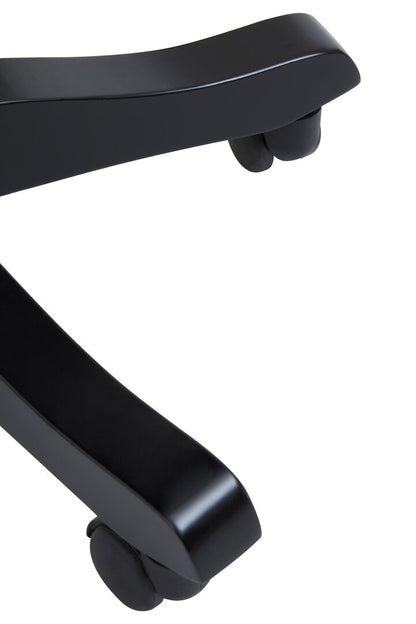 Valencia Black Leather Effect Home Office Chair