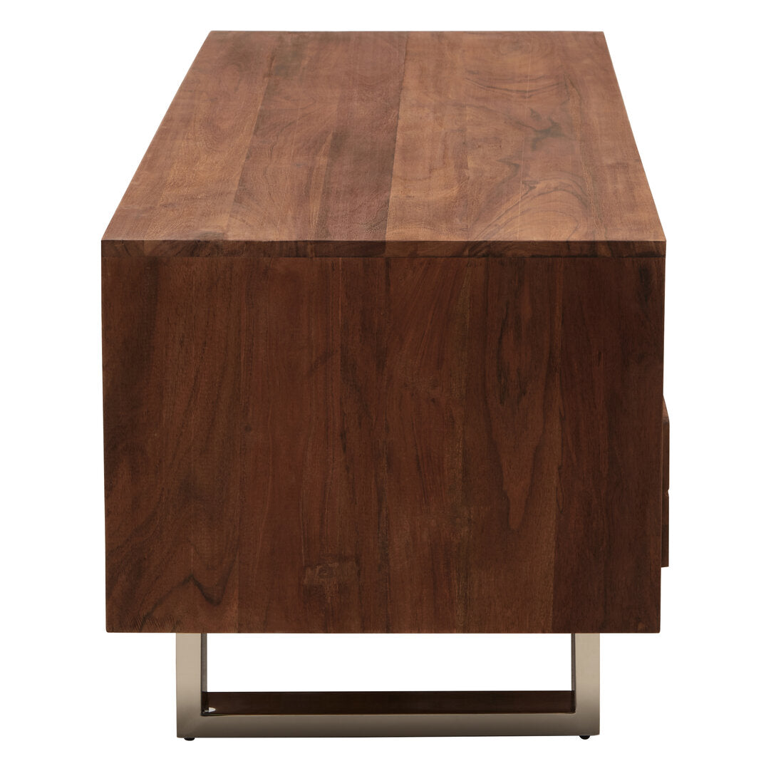 Oxford Acacia Wood Media Unit