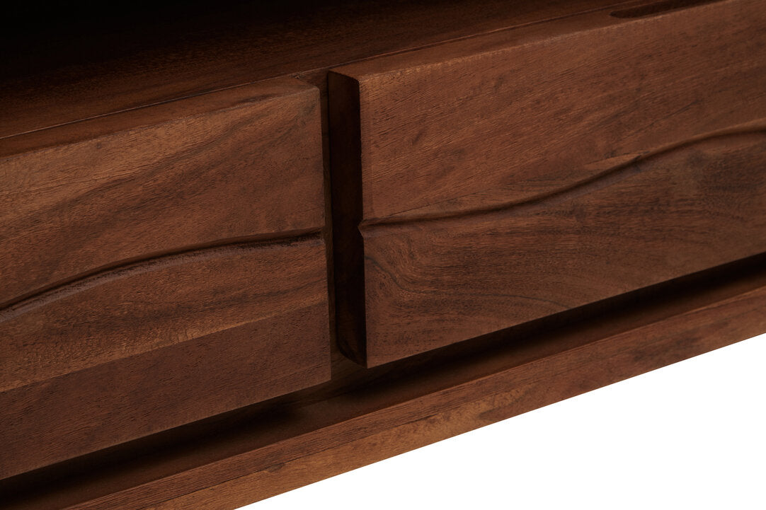 Oxford Acacia Wood Media Unit